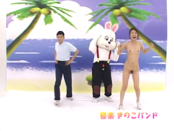 Weird all nude Japanese TV network